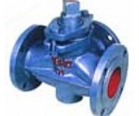 三通铸铁旋塞阀